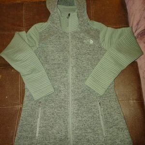 North Face Green Indi Jacket With Hood